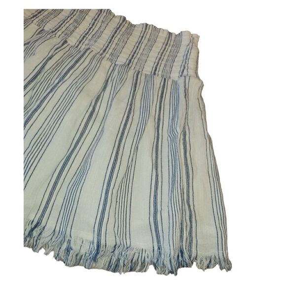 NWOT Aerie Smocked Gauze Frayed Hem Gauze Boho Skirt M - Picture 4 of 10